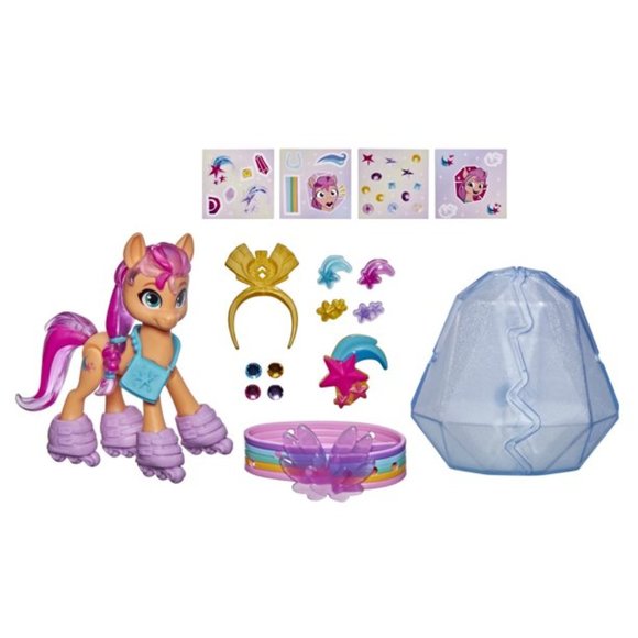 NIB 2 My Little Pony: Crystal Adventure 1 Sunny Starscout & 1 Princess Petals - Picture 4 of 11